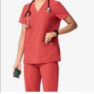 Figs Limited Edition Clay Casma 3 Pocket Scrub Top XS